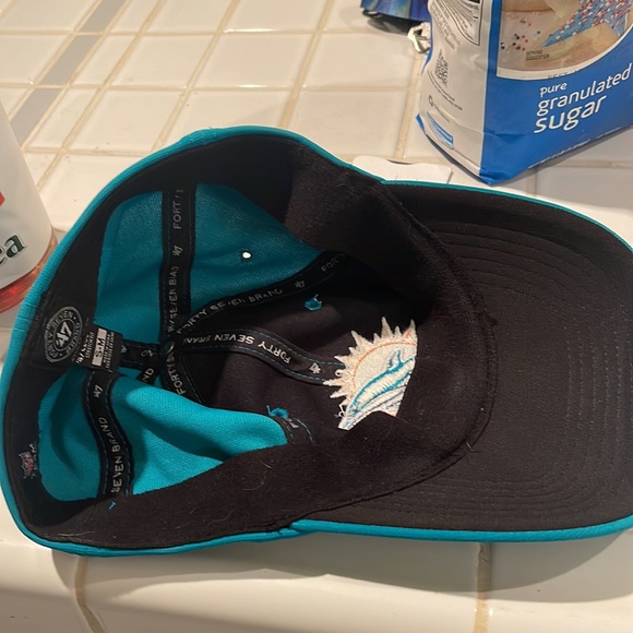 MIAMI DOLPHINS  fitted hat -small medium - Picture 5 of 6